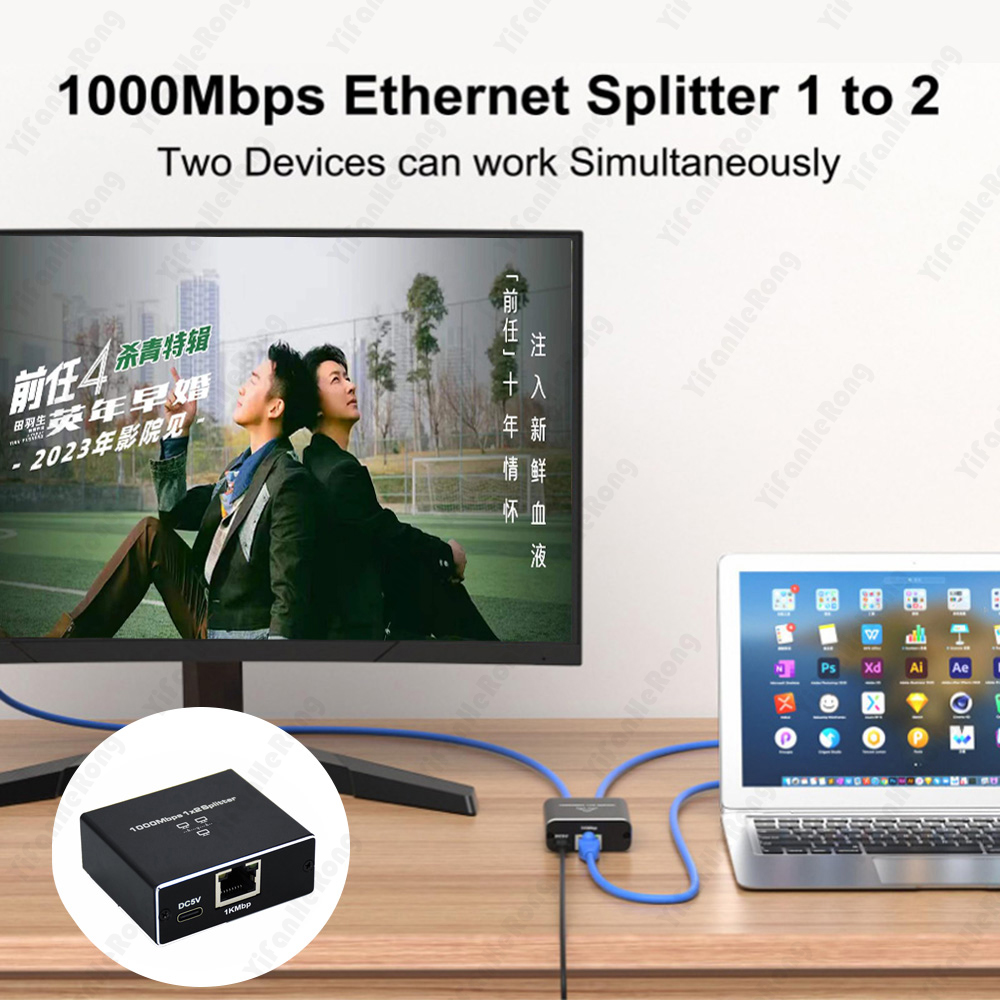 Ram Splitter Computer Netwerk Splitter Ethernet Splitter Voor 2 Pc Lapto... – Vicedeal