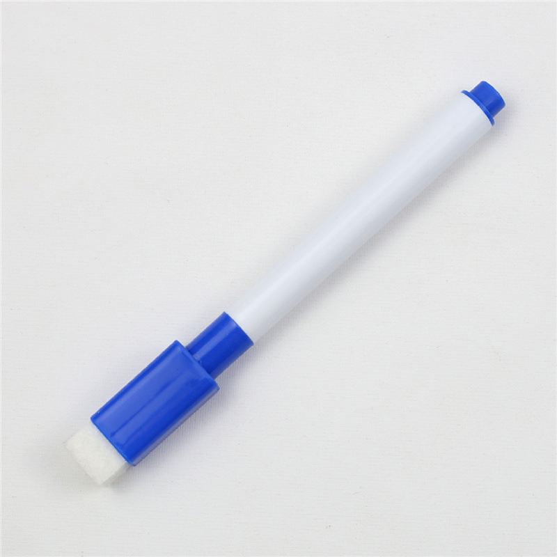 24 pcs erasable white board pen color marker for children and student 8-color blackboard pen color with brush teaching: Burgundy