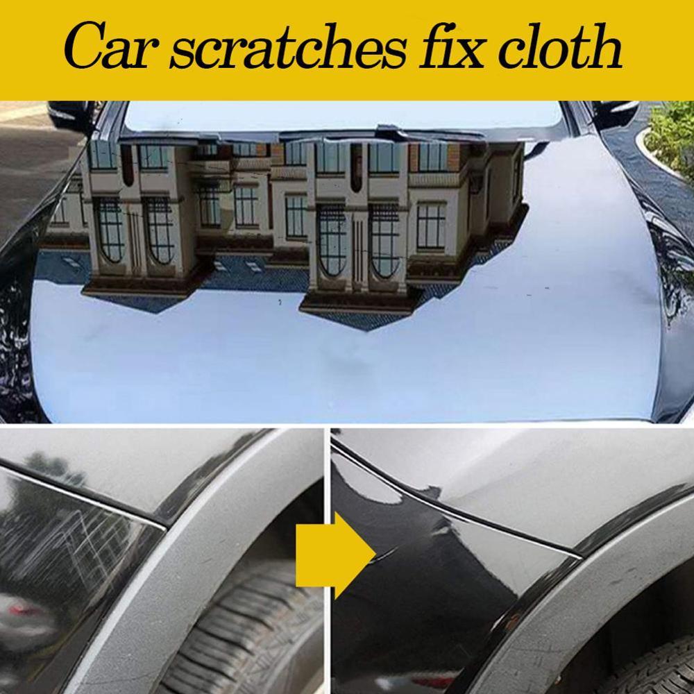 Car scratch repair wipes Nano Car Scratch Remover Light Repair Surface Cloth Paint Polish Scuffs W4H8