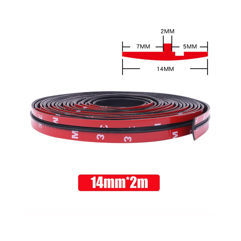 Auto raamrand voorruit dak afdichtingsstrips voor kia rio  k2 3 armsteun ceed sportage sorento cerato soul picanto optima  k3: 14 mm x 2m