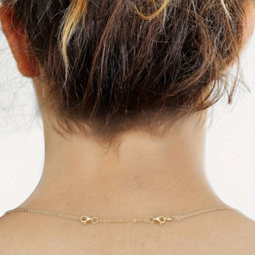 fermoir à homard Plus chaîne de réglage de chaîne de queue, chaîne d'extension de bijoux, accessoires de collier simples