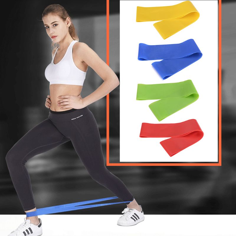 Ben røv latex modstandsbånd træning fitness yoga stretching loops home gym