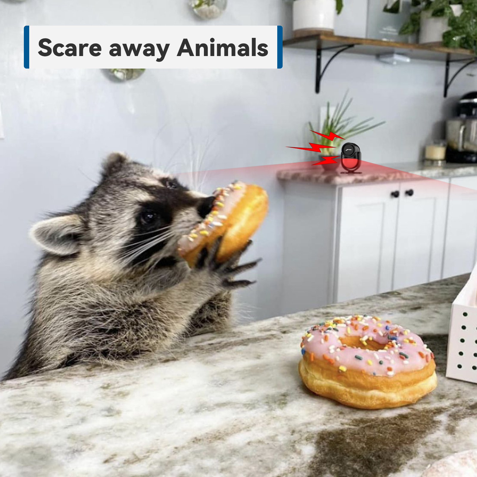 CPVAN wireless Infrared Motion Detector Alarm for Home Security protection PIR motion sensor with remote control