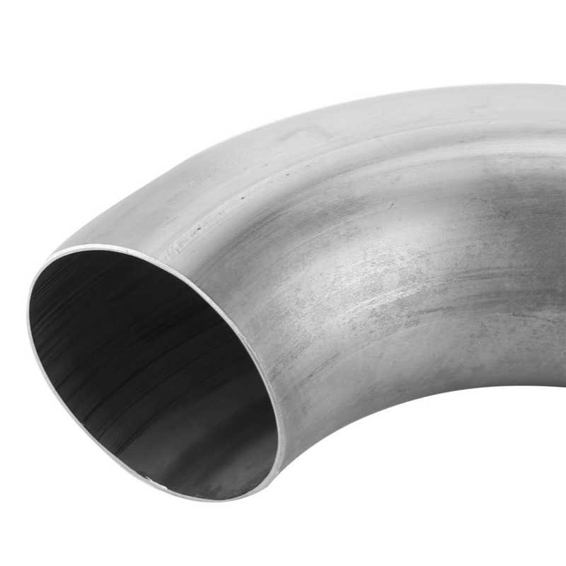 Tube d'échappement coude coude en acier inoxydable, 2,5 pouces, 90 degrés, accessoires de voiture, nouvel arrivage