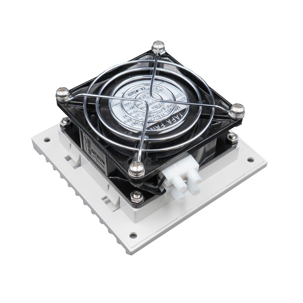 Cabinet Axial Fan Filter /106.5 X 106.5mm RAL 7035 Filter Fan /IP54 Grill with filter mat