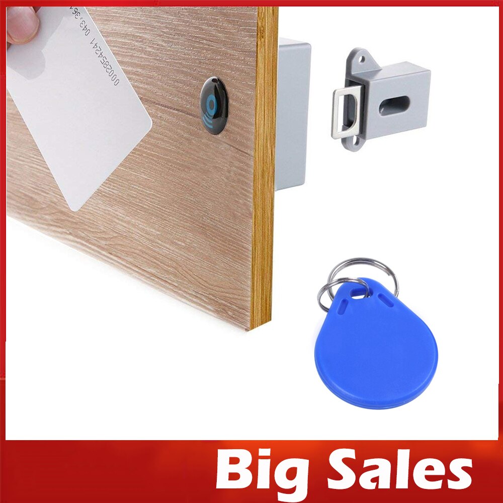 CNIM Invisible Hidden RFID Door Lock Free Opening Intelligent Sensor Cabinet Lock Locker Wardrobe Shoe Cabinet Drawer