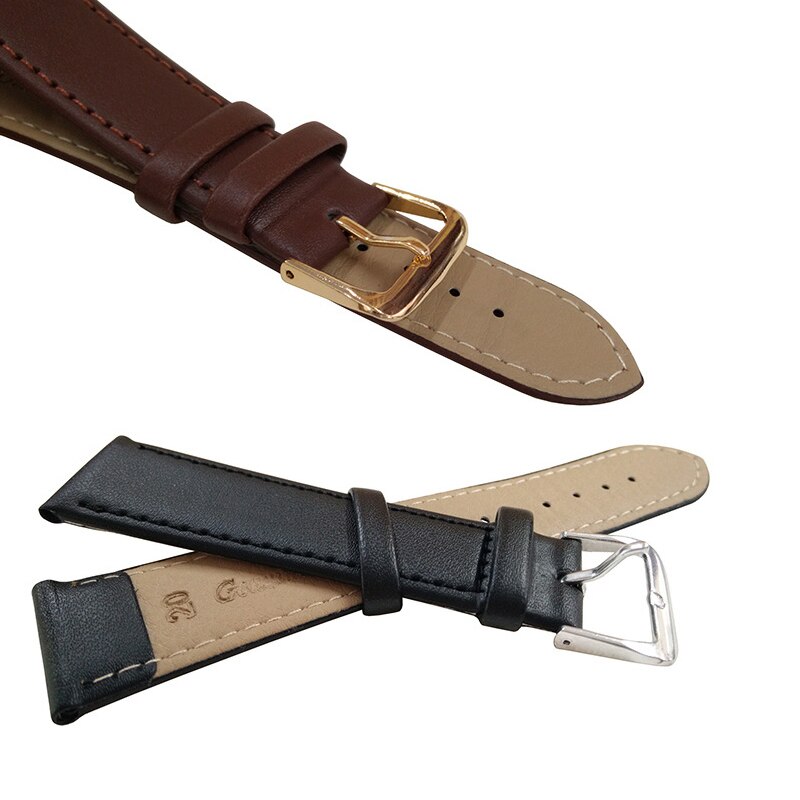 Lederen Horlogebanden Horloge Accessoires Bruin Kleur Horloge Riem Vervanging Diy Handgemaakte Gesp Band Strap