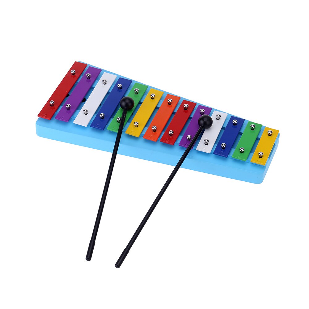 13 bar barnets glockenspiel xylofon fargerik note av pedagogisk slagverk instrument rytme leketøy for baby småbarn barn
