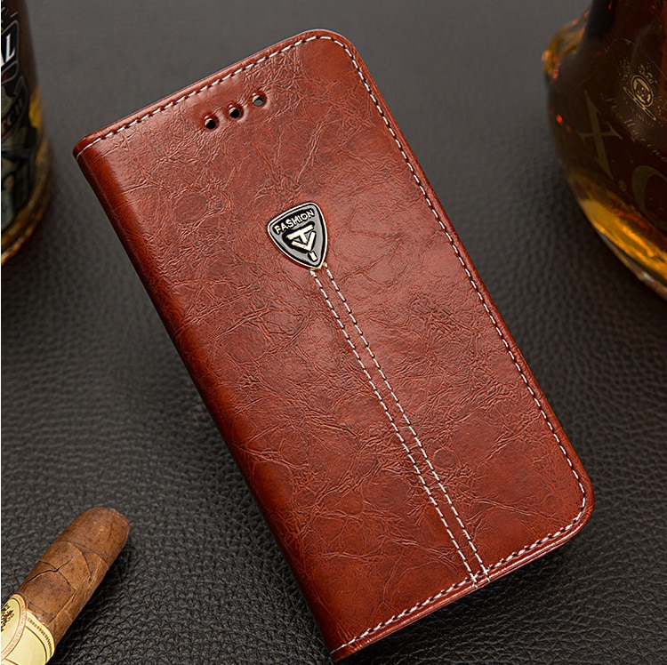 Matallic zin geurloos Geen vervagen Vijf kleuren flip PU leather telefoon back cover cases 4.7 'Voor htc one m7 801e 801 S case