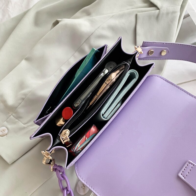 Mini pu leren tas met klep voor dames in de winter, schoudertas voor dames, crossbody tas