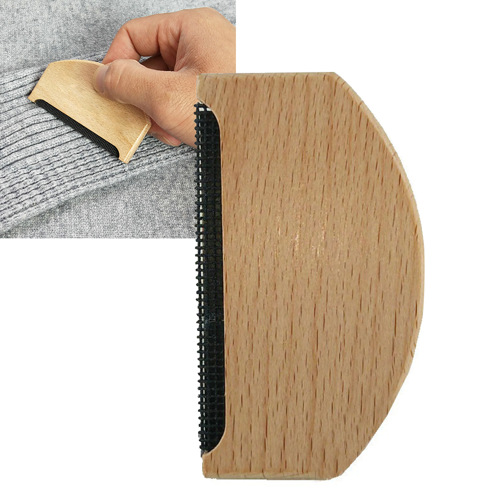 Wooden Garment Care Anti Pilling Manual Sweater Brush Easy To Use Home Use Lint Remover Fabric Comb Easy Clean Trimmer Fuzzy