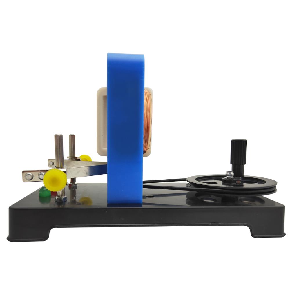 Experimento de inducción electromagnética, generador de electricidad, modelo, experimento de inducción Faraday, instrumento de enseñanza escolar física