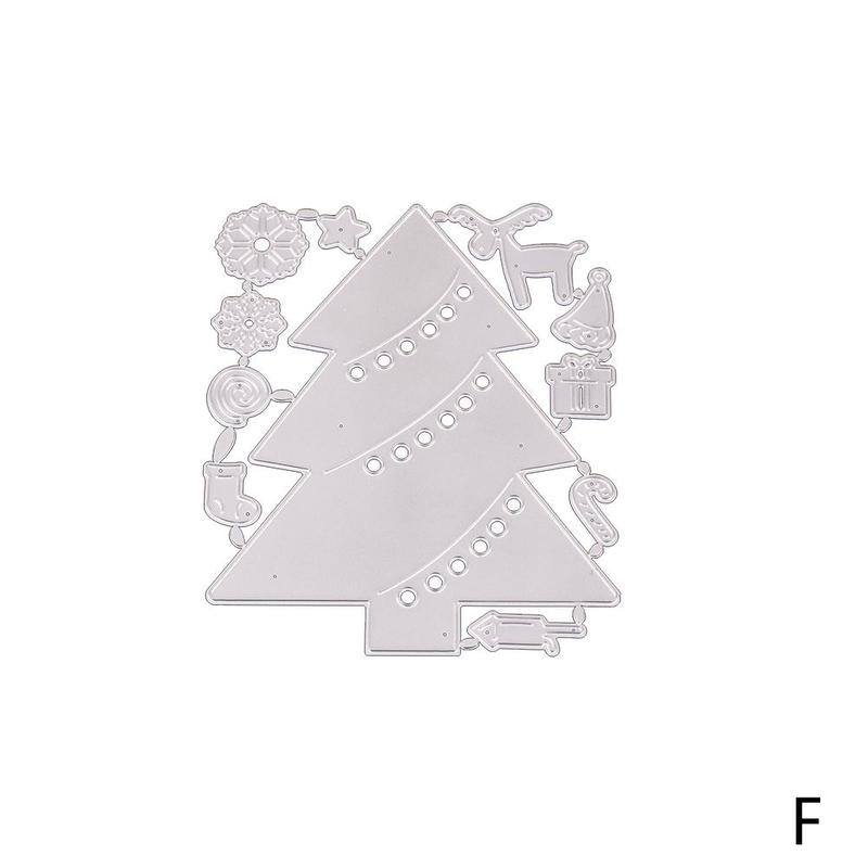Metallhåndverk landsby papir kutte terninger til utklippsbok / bryllupskort jul diy halloween  f3 a 5: F