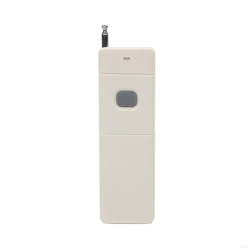 652F 3000m Long Distance High Power 4 6 8 12CH RF Remote Control Transmitter 433 MHZ Garage Door Gate Remote: WHITE