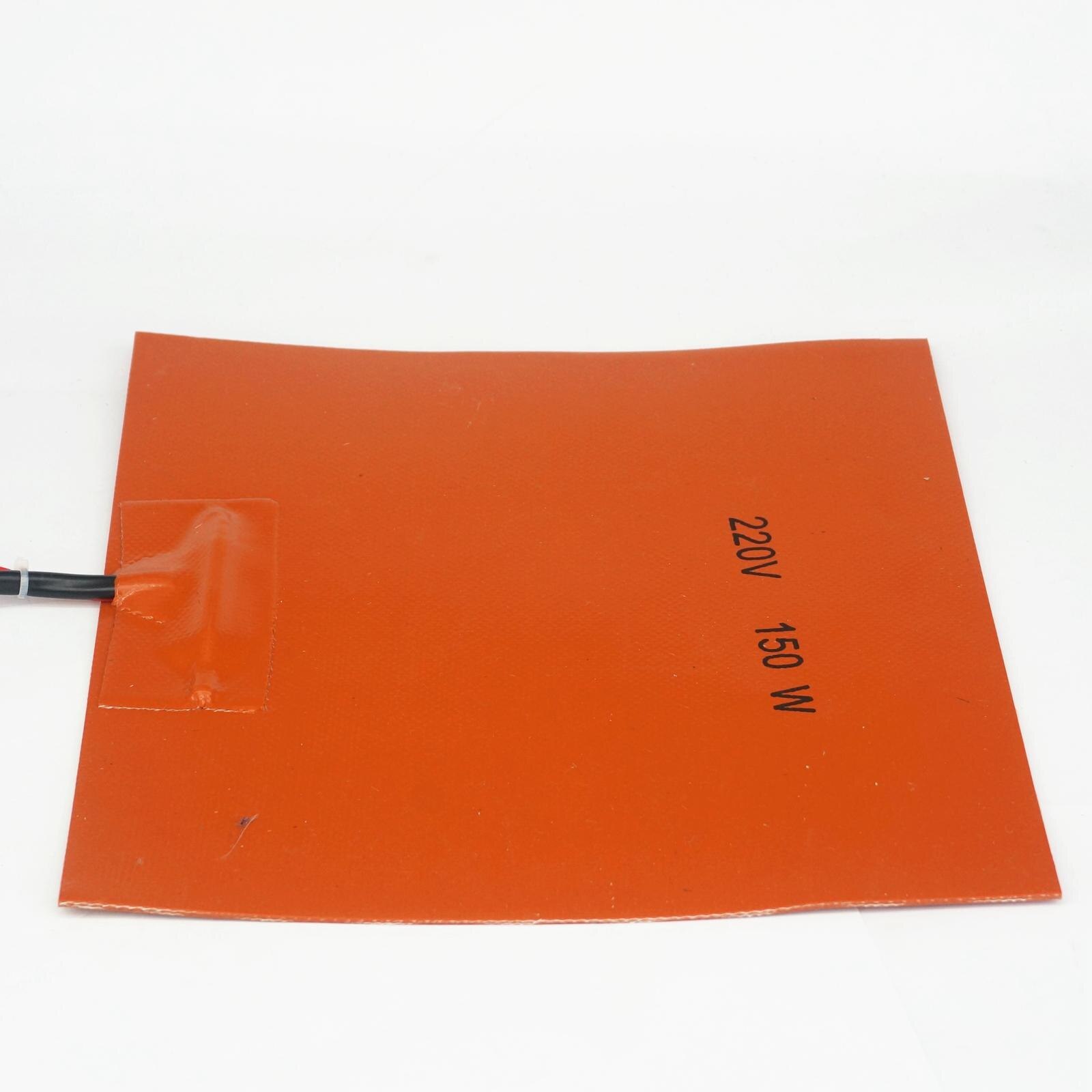Separador de pantalla LCD con termostato de perilla rotativa, calentador de silicio, 220x220mm, 150W, 220V