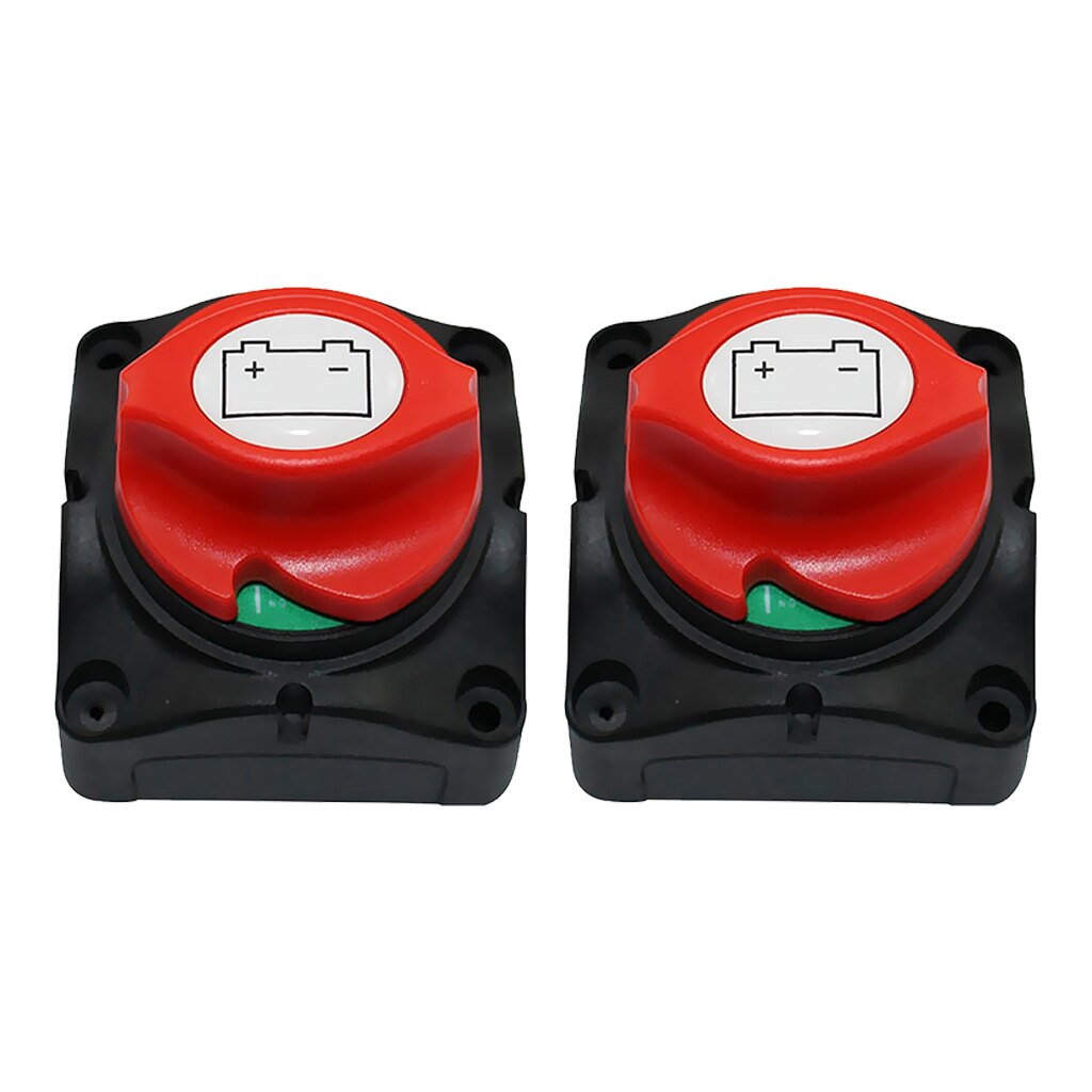 2 Packs 400A Battery Isolator Disconnect Power Switch For Car Marine Boat