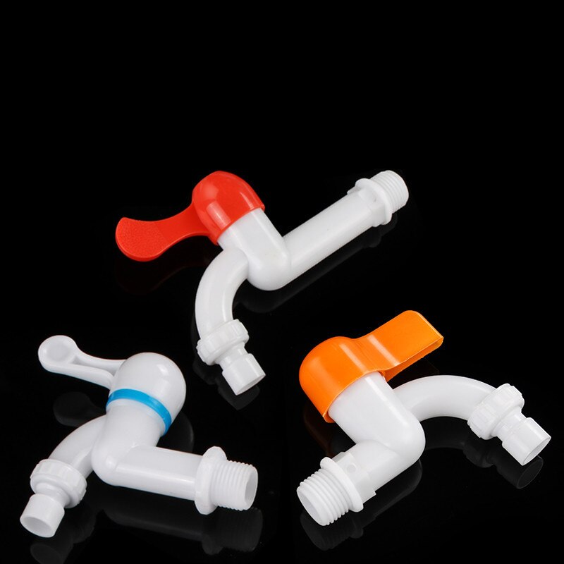 Grifo de agua de plástico de , llave de rosca macho de 1/2 &quot;y 3/4&quot;, material ABS duradero para riego de jardín, válvula de agua para lavadora