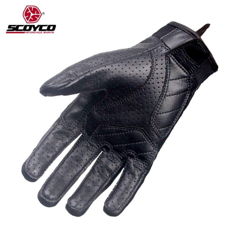 SCOYCO MC50 Motorcycle Gloves Motocross Riding Locomotive Retro Summer Breathable Touchscreen Motorbike Gloves Luvas Moto