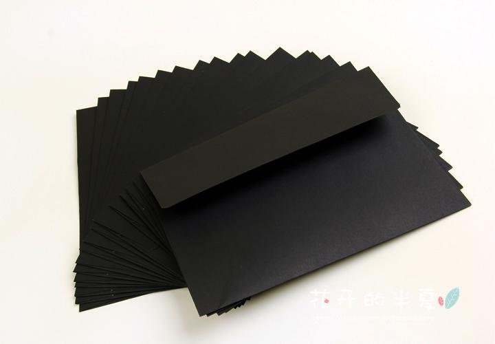 10 stks/partij 17.5*12.5cm Retro Vintage Kraftpapier Enveloppen Scrapbooking Papier Voor Card: Black