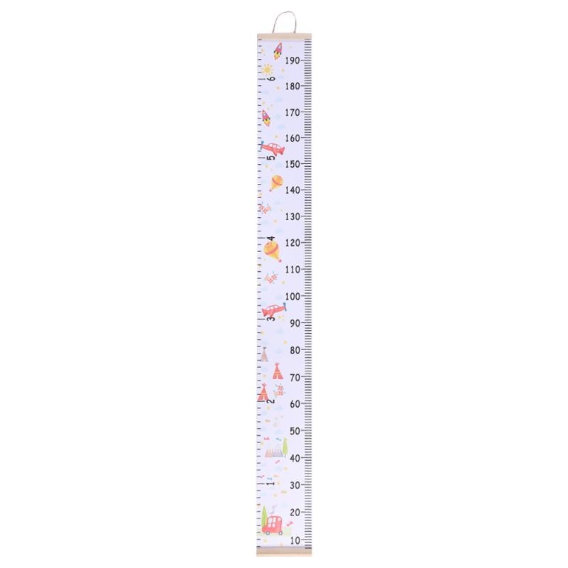 Baby Cartoon Height Measure Ruler Reasonable Storage and Convenient Access Child Kids Bedroom Home Wall Hang Growth Chart: B