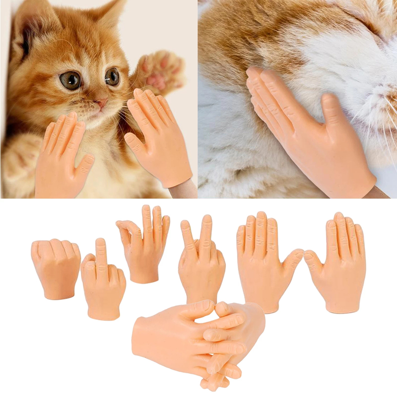 Cartoon Funny Finger Handen En Vinger Voeten Set Creatieve Vinger Speelgoed Van Speelgoed Rond De Kleine Hand Model Halloween speelgoed