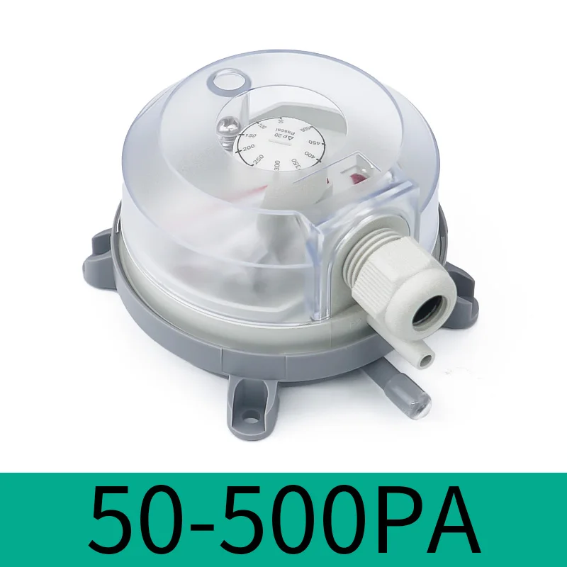ELECALL Air Differential Pressure Switch Adjustable Micro Pressure Switch Optional Range 20 ~ 5000 Pa 500pa 300pa: WHITE