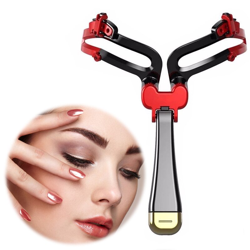 Adjustable Eyebrow Shapes Stencil For Eyebrows Makeup Reusable Hand-held Eye Brow Shaper Eyebrow Stencils Eyebrows Makeup Tools