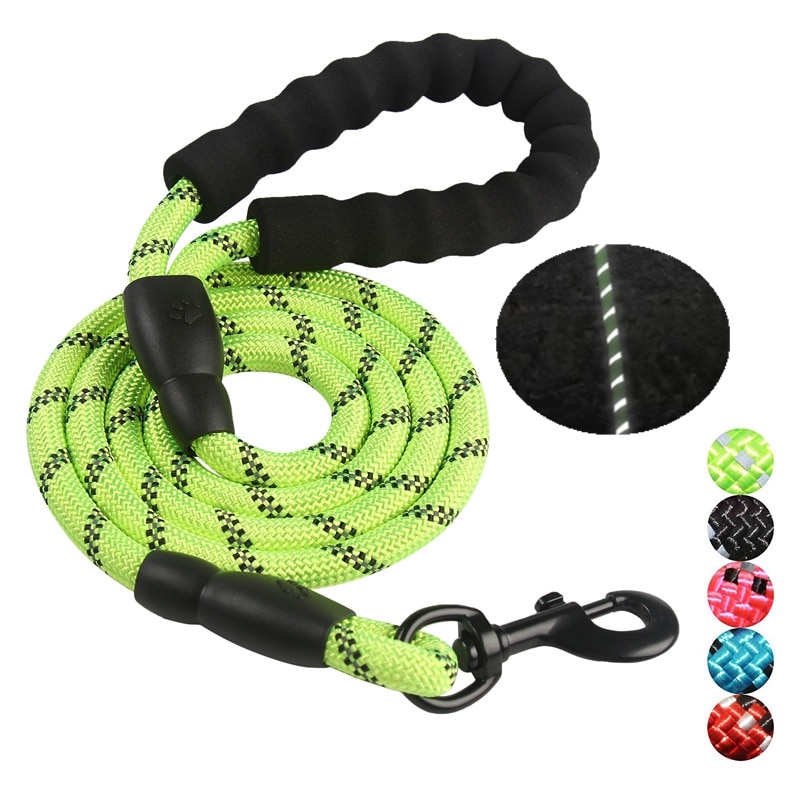Reflecterende Grote Hondenriem Nylon Touw Pet Training Riemen Lange Lood Hond Veiligheid Bergbeklimmen Touw Voor Medium Grote Grote dog4
