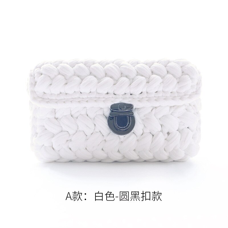 Cloth line hand-knitted thread DIY cloth bag DIY hand-knitted bag: A-a07y