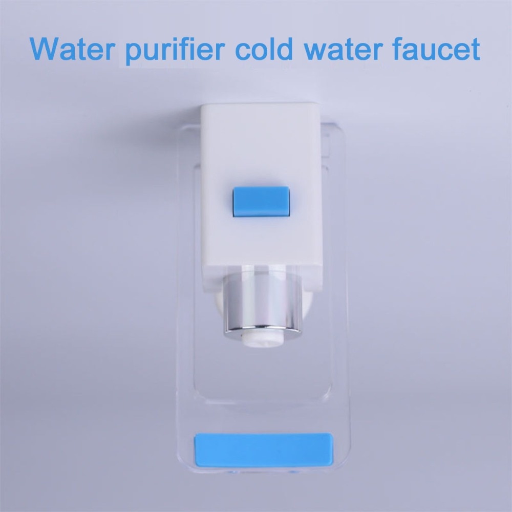 Water purifier and dispenser in one cold water faucet switch Water tap valve heating water purifier blue and clear outlet switch