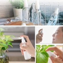 Pump 1/5pcs Refillable Atomiser Transparent Travel 50ml Clear Cosmetic