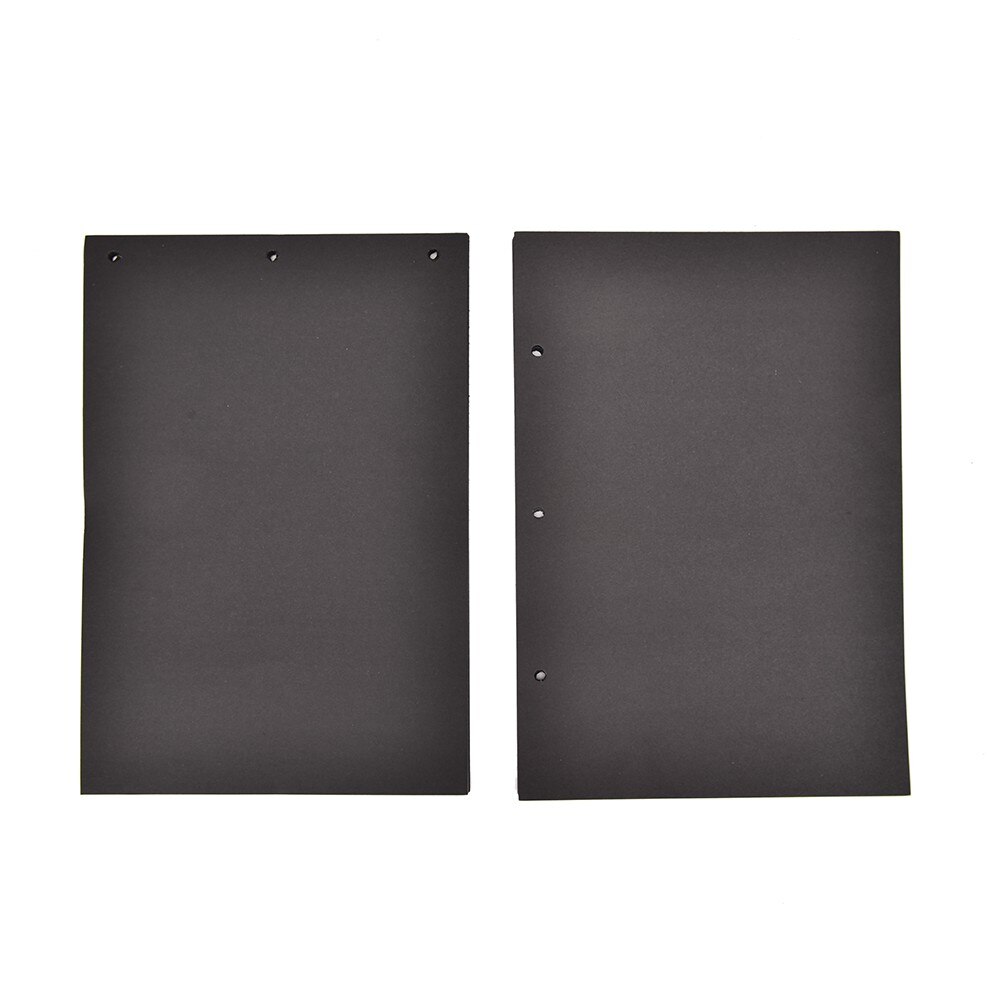 Extra vellen voor doe-het-zelf fotoalbum 10 vellen scrapbookpapier knutselen binnenvellen zwarte kaart handgemaakte binnenpagina's 18 x 26cm