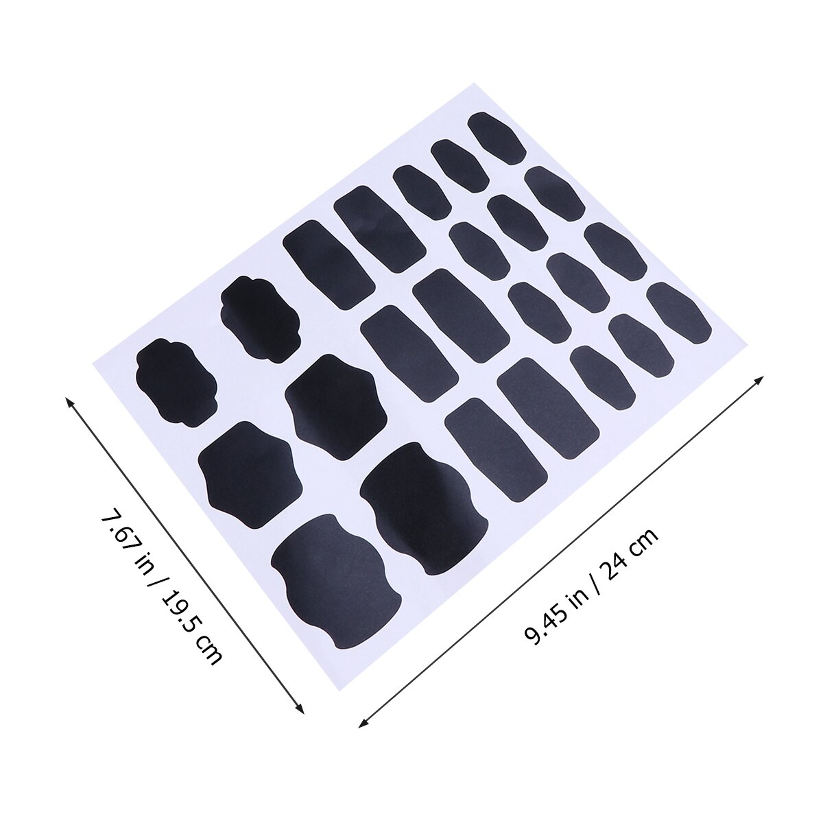 120Pcs Waterdichte Krijtbord Etiketten Herbruikbare Schoolbord Sticker Milieuvriendelijke Krijtbord Etiketten Stickers Voor Kantoor