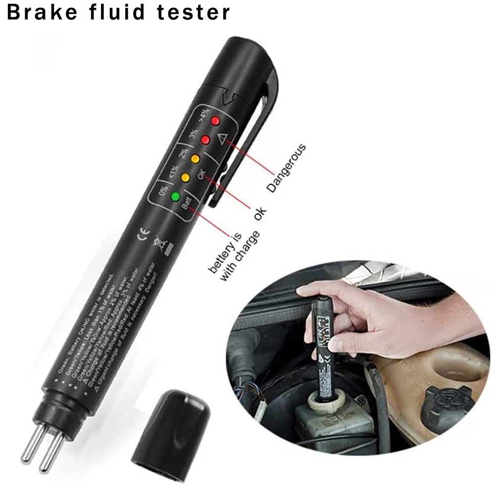 Brake fluid tester universal car brake fluid tester for testing DOT3 DOT4 DOT5 digital tester check pen automotive testing tool