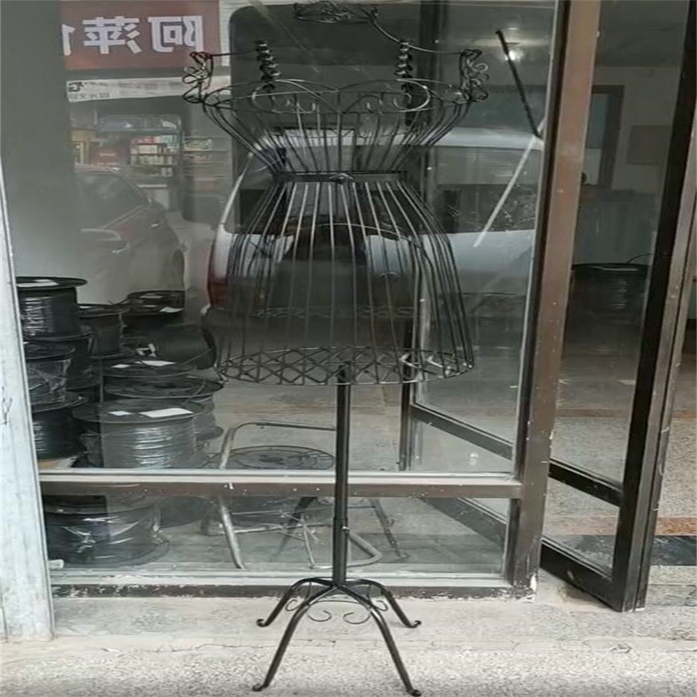 4style Iron Female Mannequin Cloth Tripod Base Paspop,Realist Mannequin Body For Wedding Display Hangers Supplies B067: 1