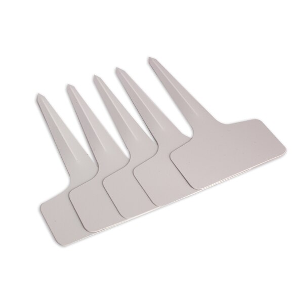Etiquetas de plástico para plantas de semillero, marcador giratorio tipo T de 6x10cm, para vivero, jardinería, 50 Uds.