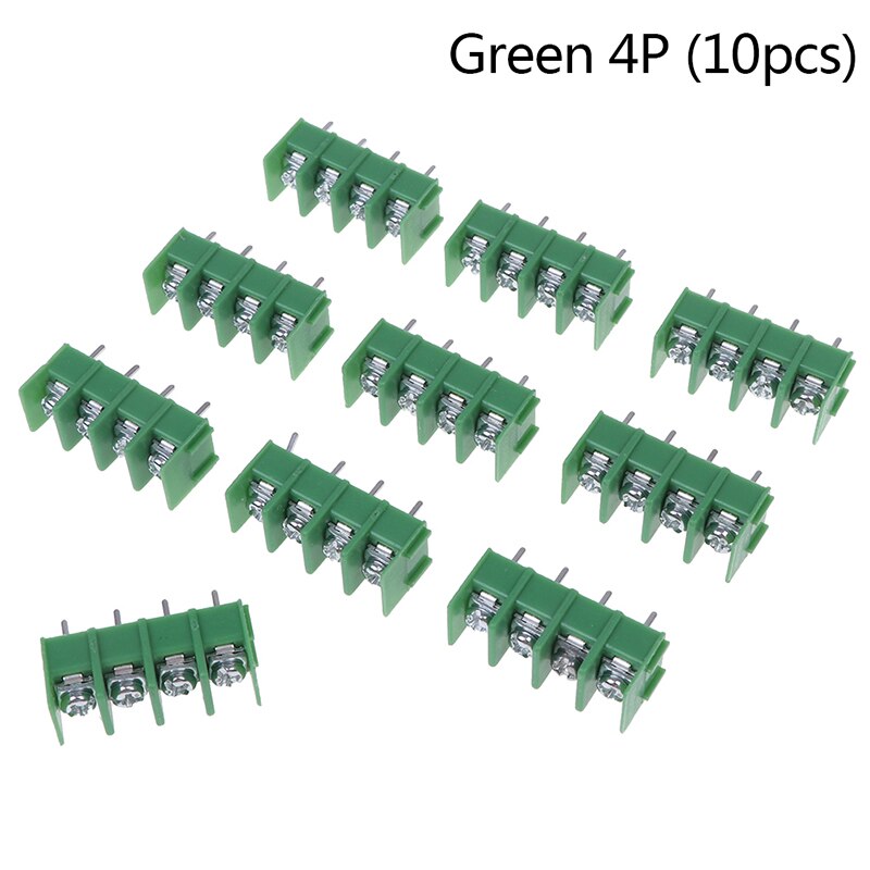 10Pcs 300V/20A 7.62 mm KF7.62 - 2P 3P 4P Screw Terminal Block Connector 7.62mm Pitch: C
