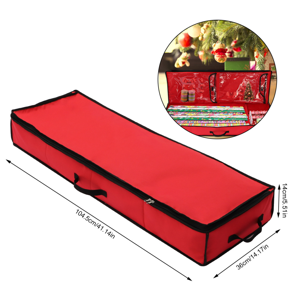 Verpackung Papier Container rot Band dauerhaft Schwarz Abnehmbare Bogen Oxford Tuch Lagerung Tasche