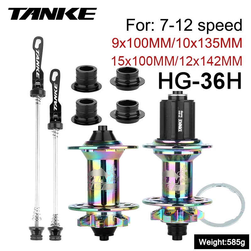 Mozzo TANKE-MTB, 36 fori 6 artigli 108 clic NBK, cuscinetto sigillato, mozzo freno a discoteca in lega di alluminio per montagna bicicletta, mozzo 7,8,9,10,11,12 velocità: Arancione