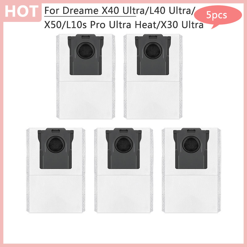 Tilbehør til affaldspose til dreame  x50,x40 ultra ,l10s pro ultra heat ,x30 ultra ,l40 ultra støvsuger, støvpose: Lysegul