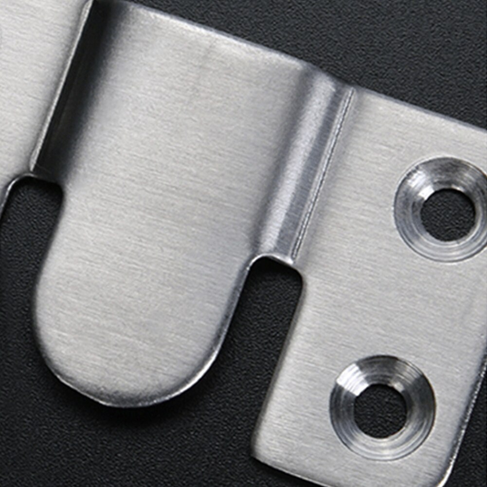 20pcs Interlocking Heavy Duty Flush Mount Bracket Display Painting Z Clip Picture Hanger Headboard Hardware Wall Stainless Steel