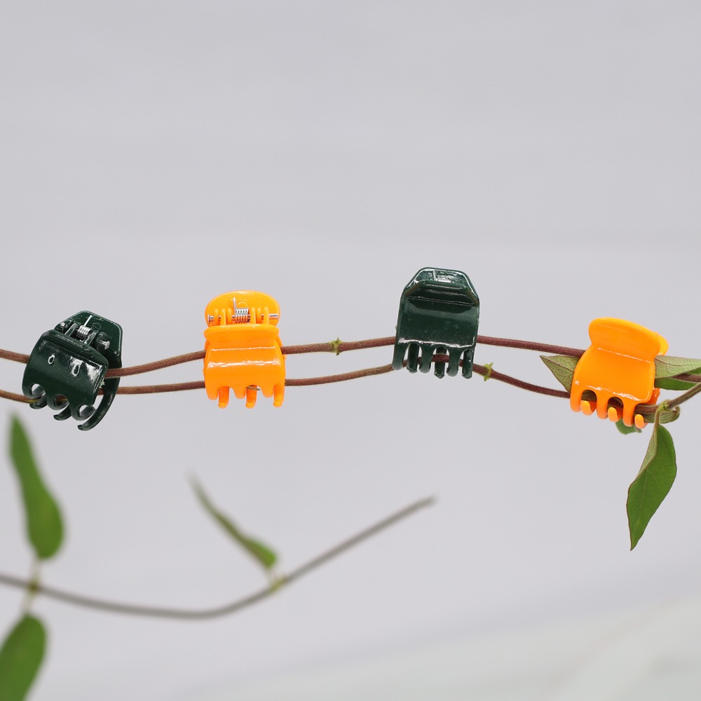 10-200PCS Plastic Plant Support Clips Orchid Stem Clip for Vine Support Vegetable Flower Tied Bundle Branch Clamping Garden Tool