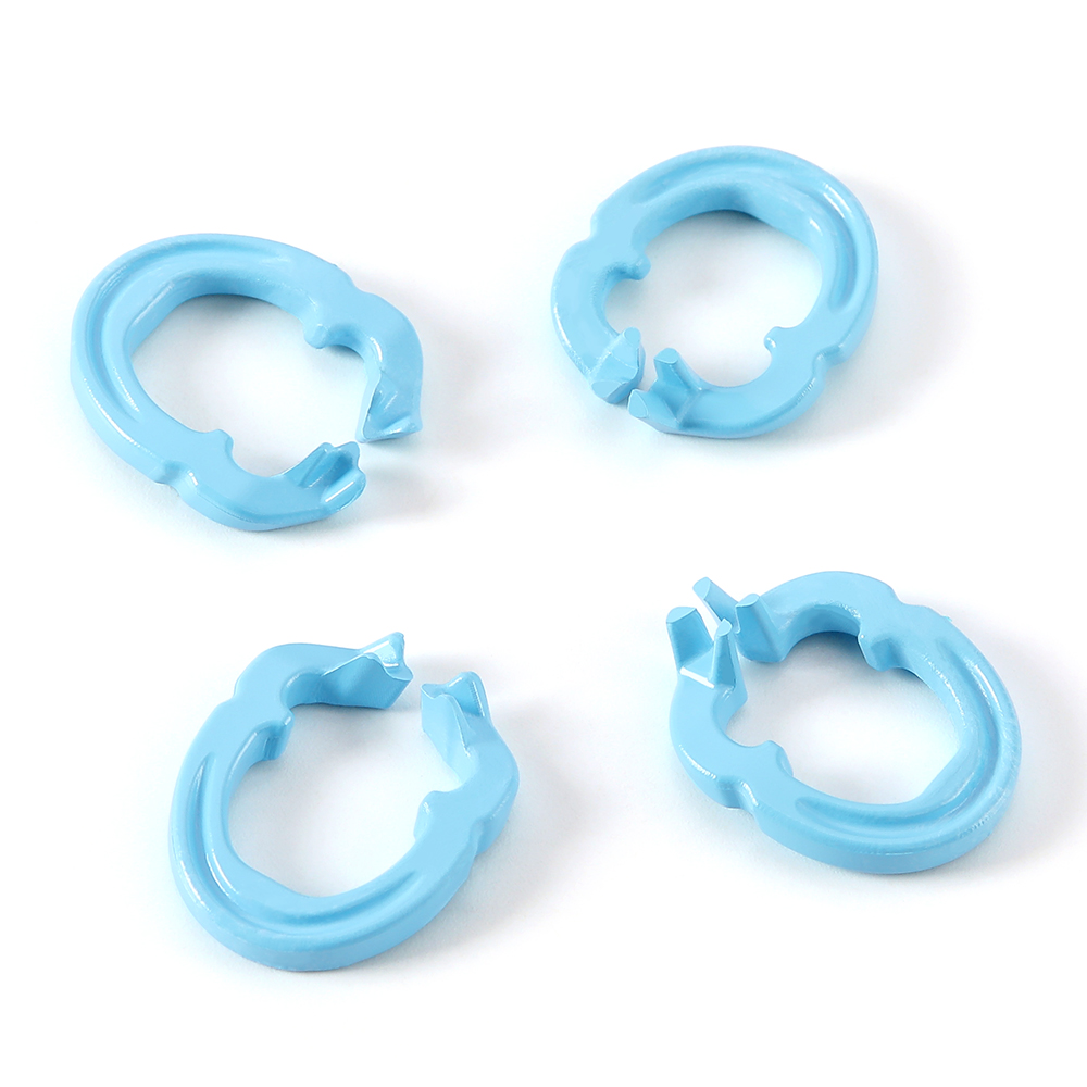 El anillo separador de abrazadera de goma para dique dental puede autoclavable 134 ° C: Gris