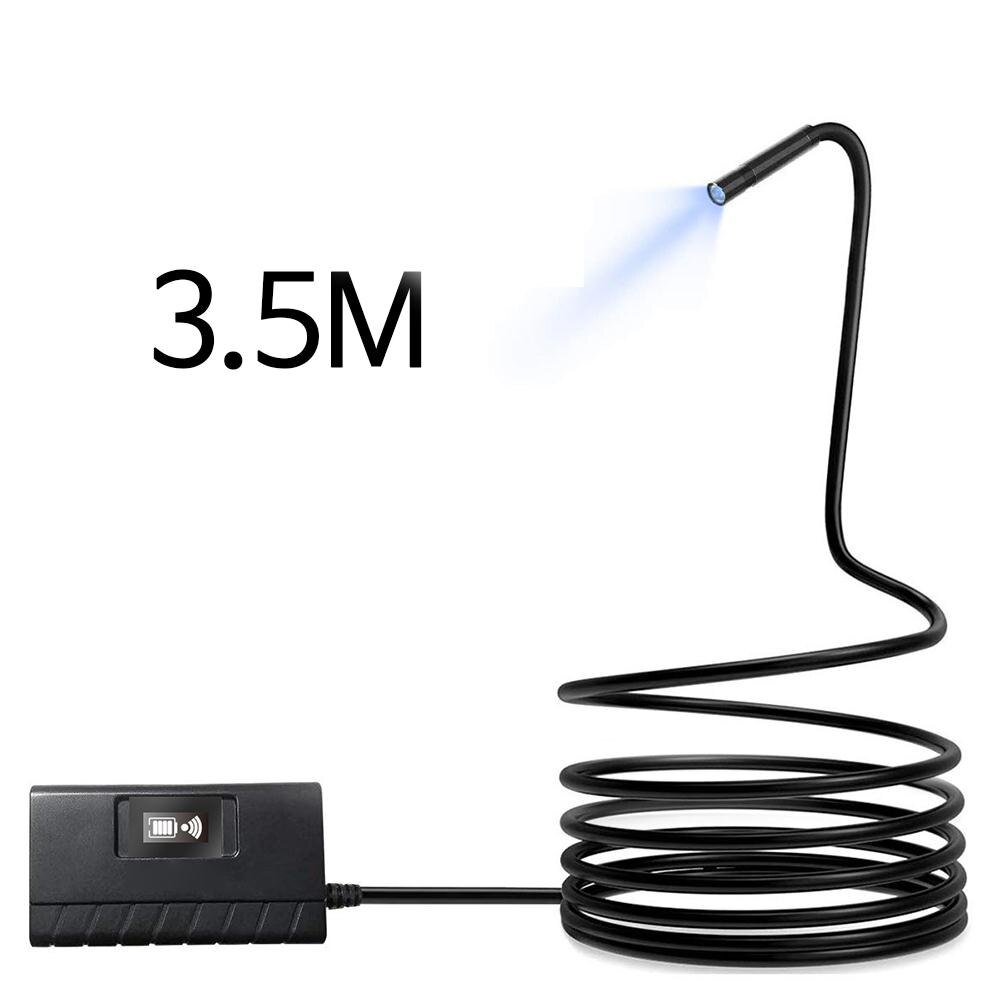 Endoscope Inskam109-5 5.5mm Car Maintenance WiFi Computers Mobile Phones WiFi Endoscope USB Endoscope Black Monitoring: 3.5m