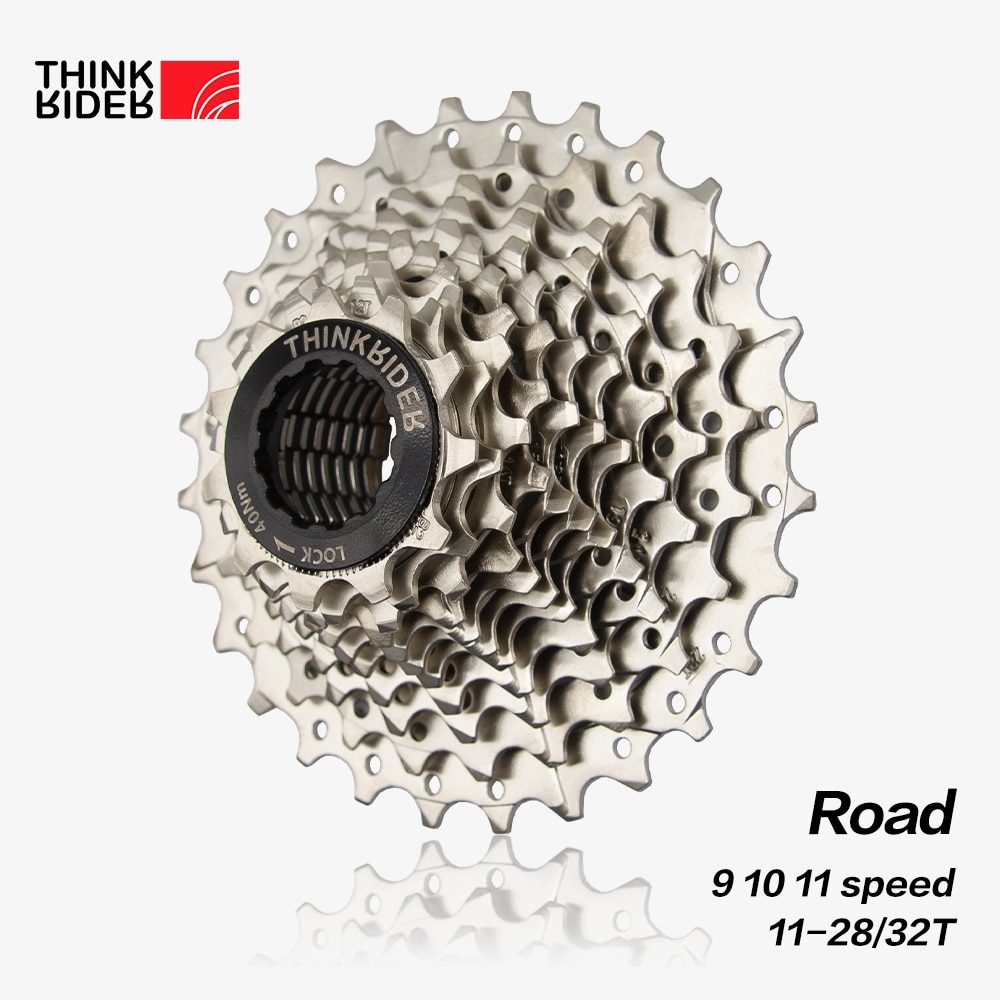 Thinkrider landevejscykel 9 10 11 speed velocidade 28t/32t cykel kassette freewheel mtb tandhjul til shimano  a1 x7 x5