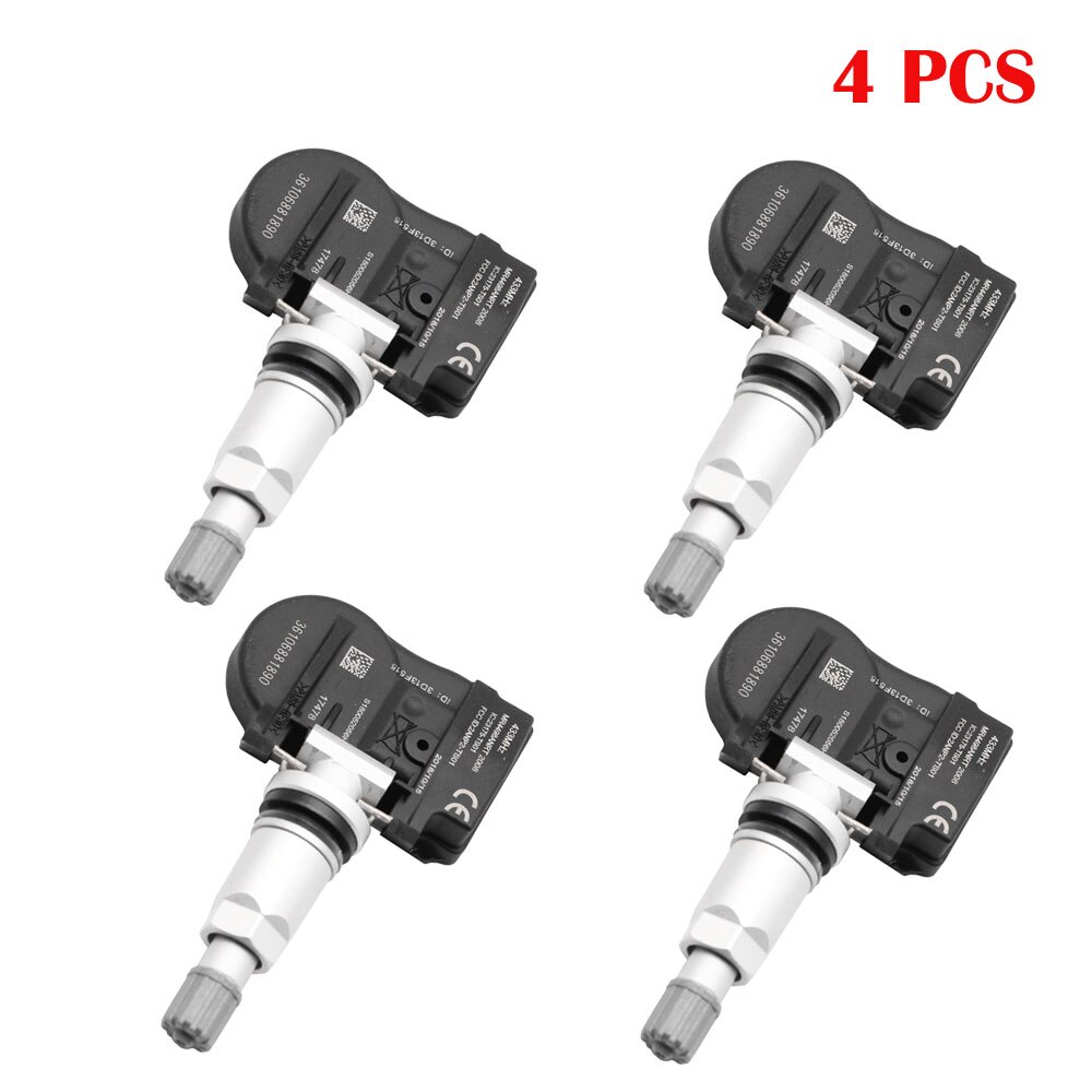 4 Stuks Bandenspanning Sensor Tpms 70735510 36106881890 36106856209 6855539 Voor Bmw F20 F21 F22 F23 F30 F31 F34 F45 f46 F80 F87: (4PCS) 707355-10