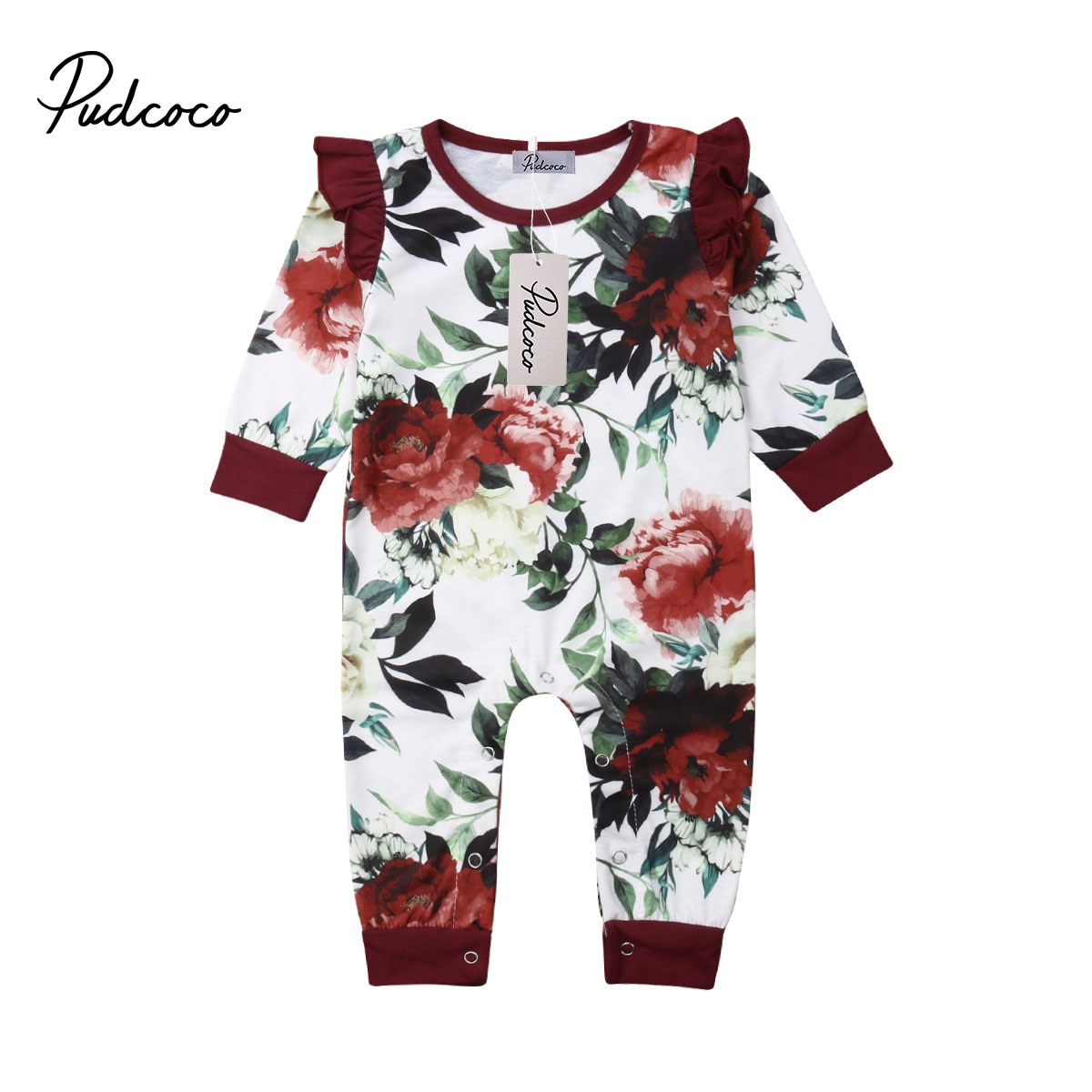 Pelele de bebé niña de invierno, ropa de de Primavera para recién nacido para niñas, Mono de manga larga para niños y niñas, trajes para bebés y niñas