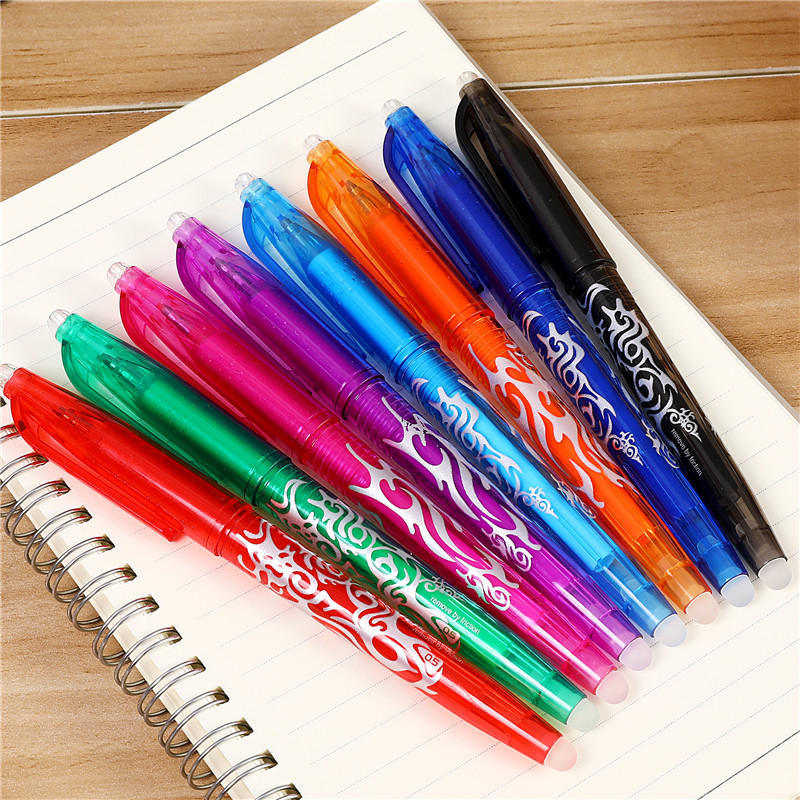 1Pcs Uitwisbare Goocheltrucs Herschrijven De Lettertype Verdwijnen Magic Pen, Verwarming Lettertypen Verdwijnen Gekleurde Kleur Speelgoed