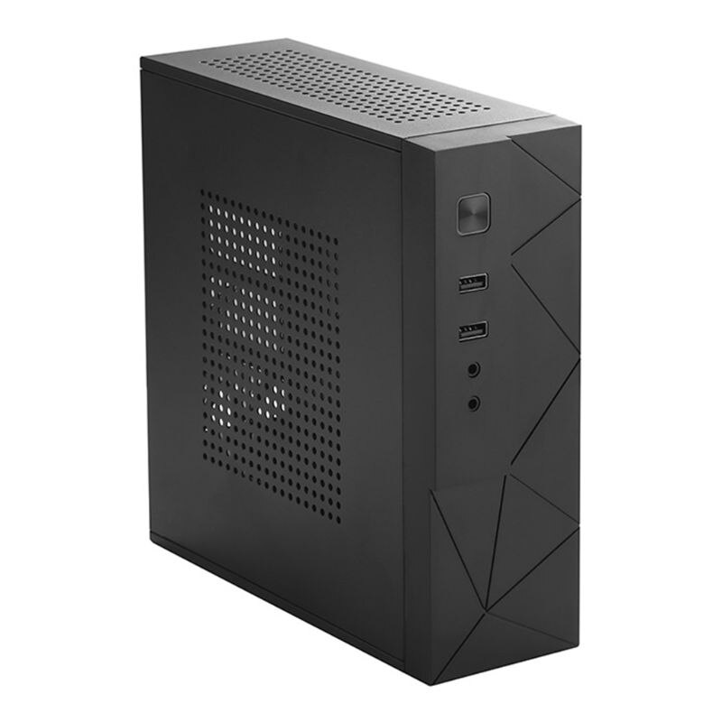 Jx01 sek mini itx htpc chassis usb 2.0 søle datamaskin koffert boks stasjonær pc kabinett svart: misligholde tittel