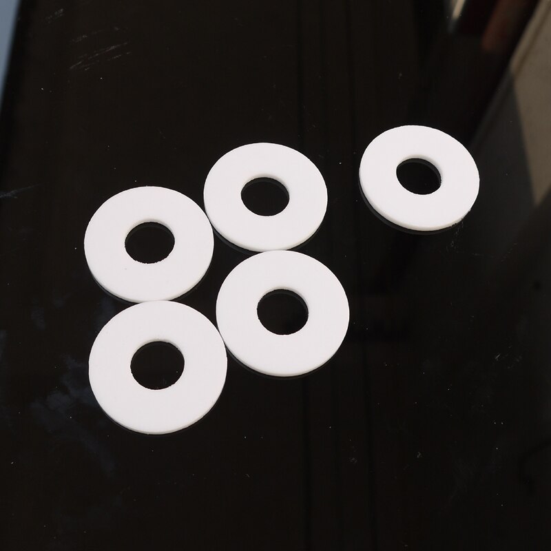 DN15 ~ DN 300 guarnizione flangia piatta PTFE spessore 3mm guarnizione o-ring distanziatore resistenza olio rondella forma rotonda bianco